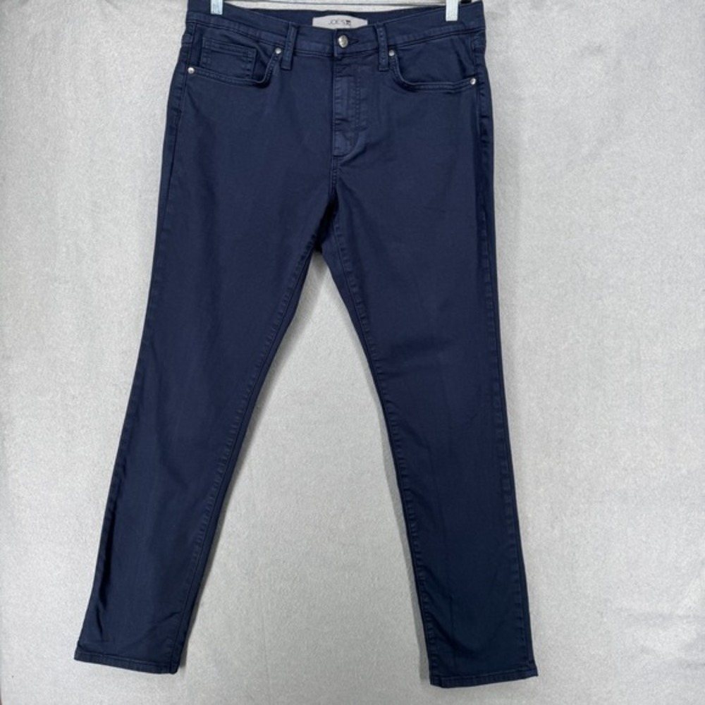 Joe's Jeans Chino Pants Mens Size 34x33 Navy Slim Straight Stretch Soft 5 Pocket